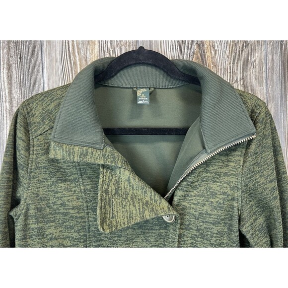 Prana Martina Jacket Coat Women's S Water-Resistant Soft Shell Olive Green - Picture 2 of 16